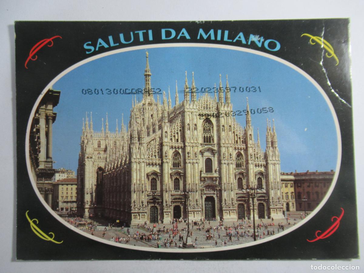 Postales: Milano - Piazza del Duomo - Circulada - Foto 1