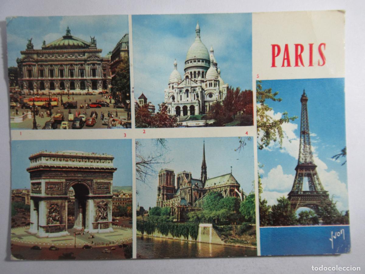 Postales: Par&iacute;s - Varios aspectos - Escrita - Foto 1