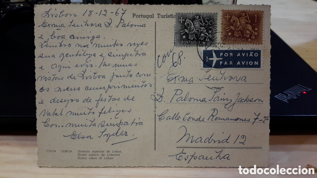 Postcards: Postal - Lisboa 1967
