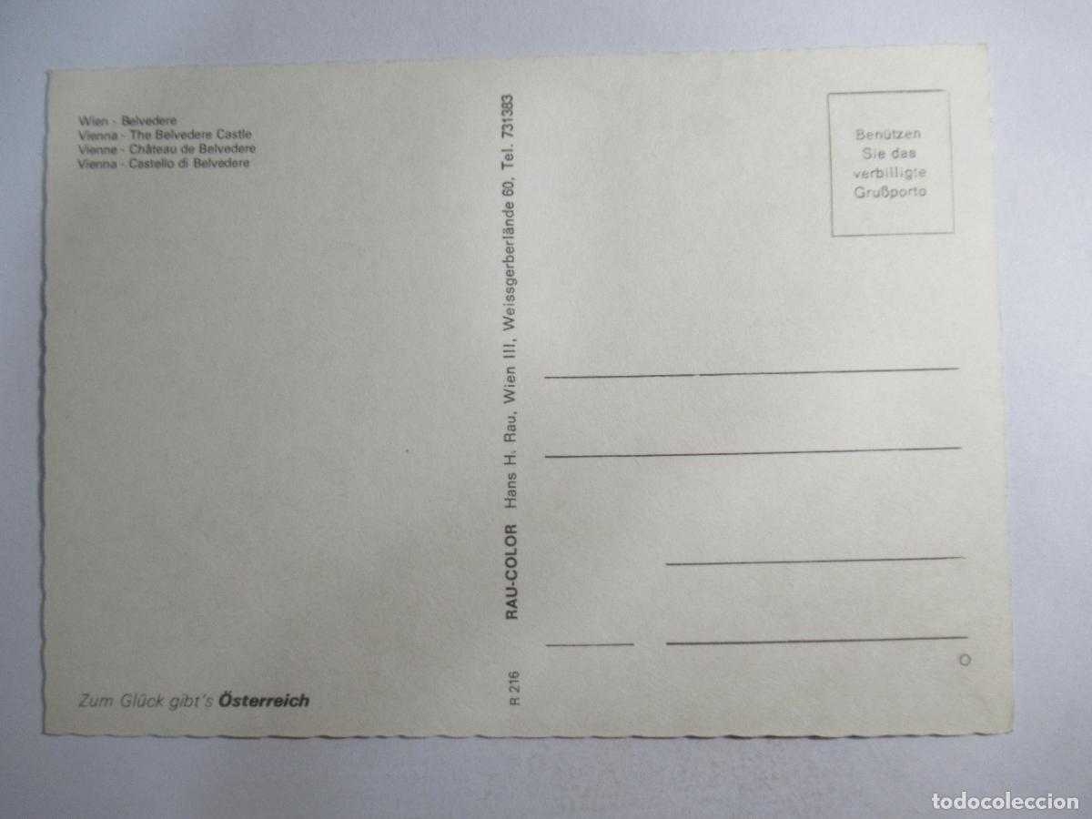 Postales: Wien - Belvedere - S/C - Foto 2