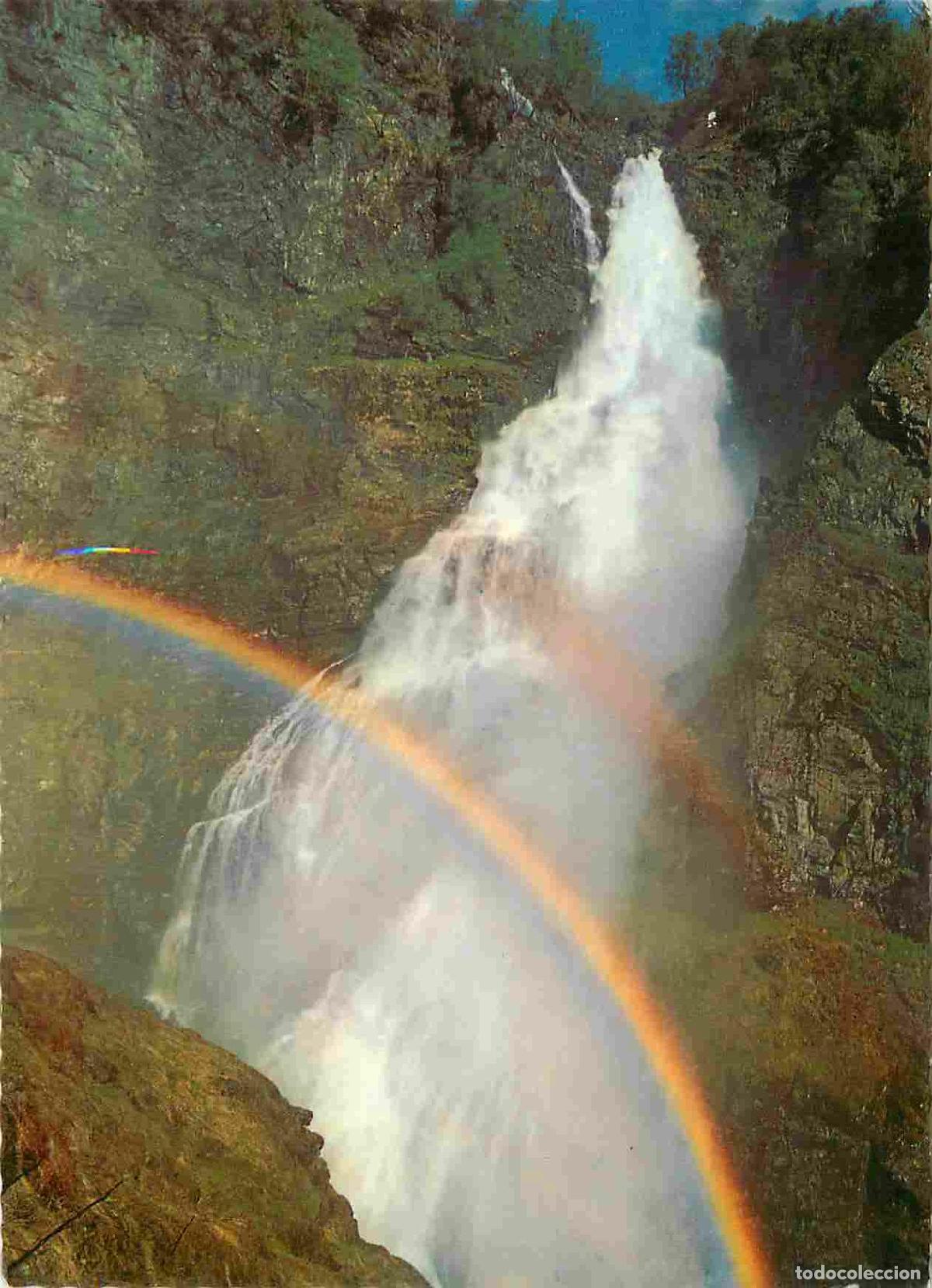 Cartoline: Carte Postale - Norv&egrave;ge - Sivlefossen - arc en ciel - Vestland - CPM - Voir Scans Recto-Verso