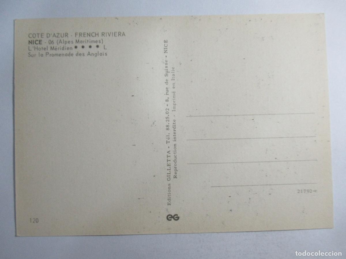 Postales: Nice - lHotel M&eacute;ridien - S/C - Foto 2