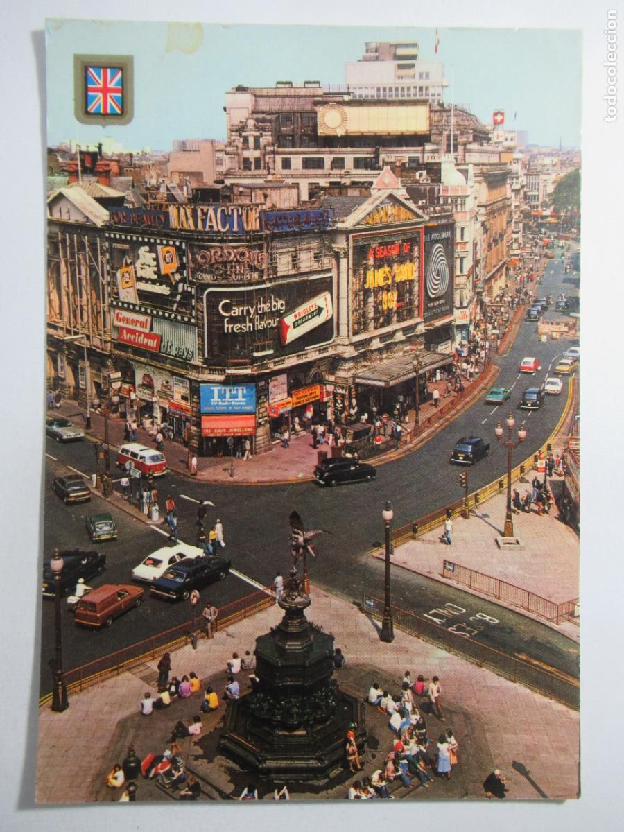 Postales: London - Piccadilli Circus - Circulada