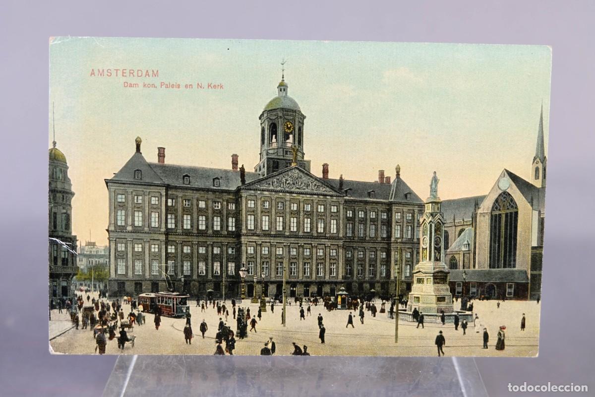 Postales: TARJETA POSTAL PALACIO DE AMSTERDAM - Foto 1