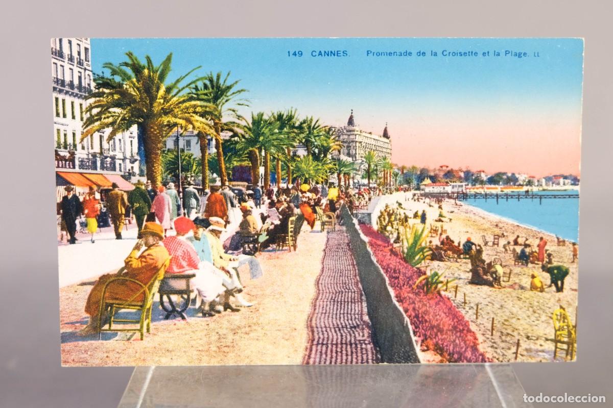 Postales: TARJETA POSTAL PLAYA DE CANNES - Foto 1