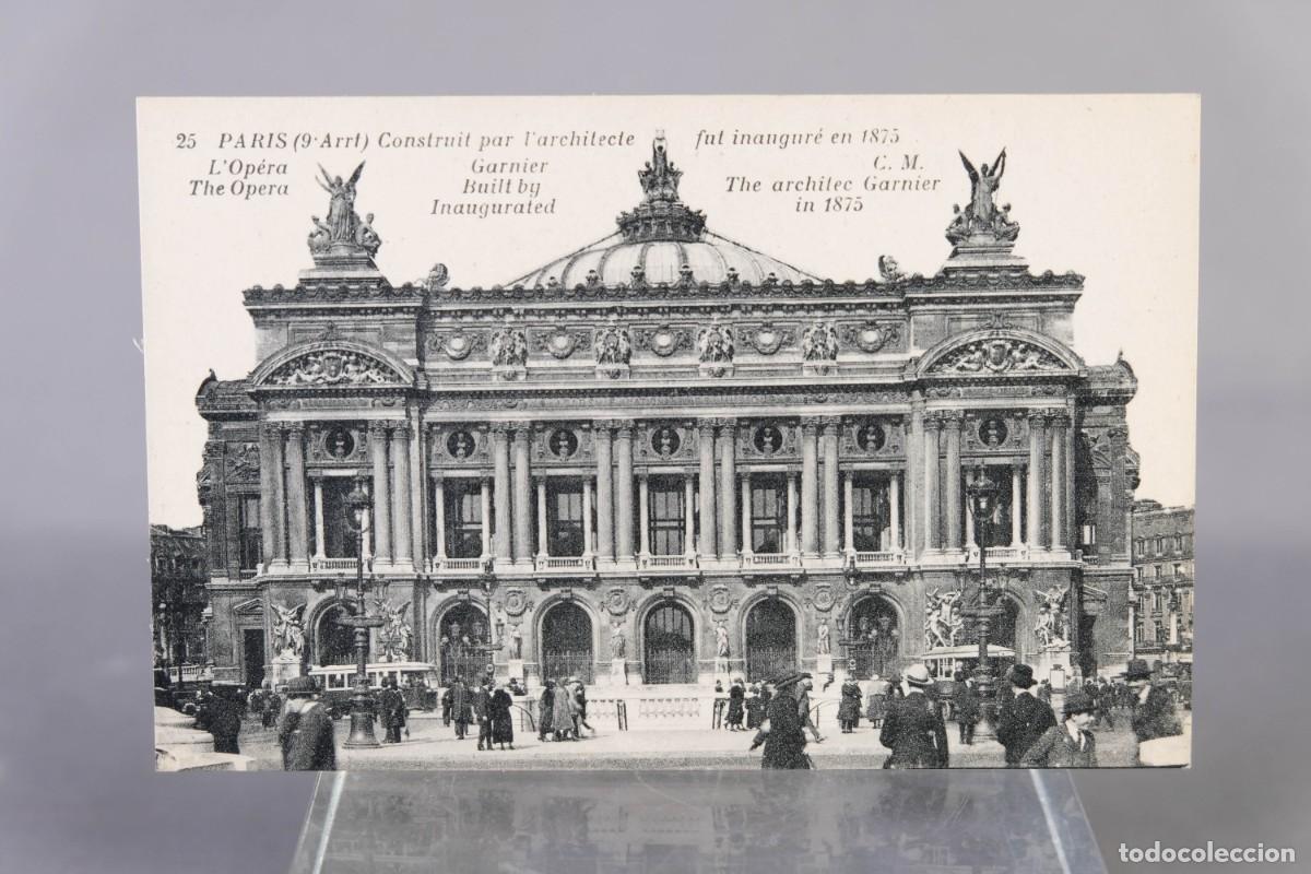 Postales: ANTIGUA TARJETA POSTAL &Eacute;OPERA DE PAR&Iacute;S - Foto 1