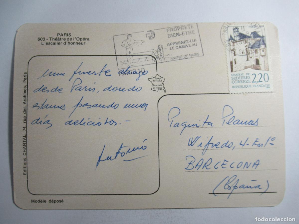 Postales: Par&iacute;s - lOpera - Circulada - Foto 2
