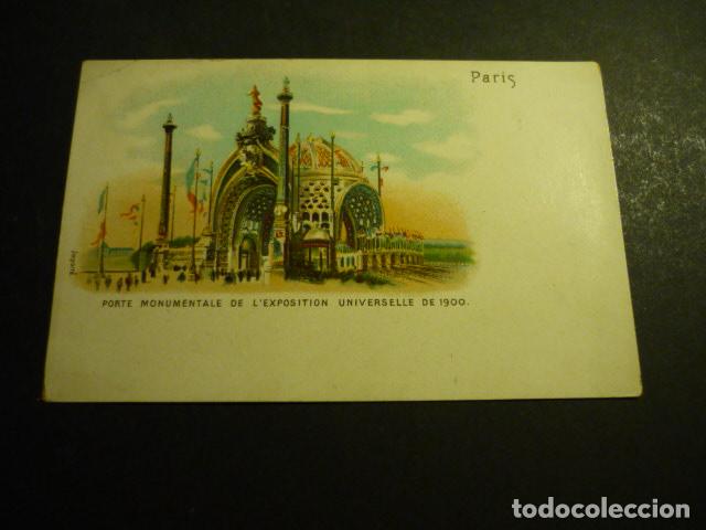 Postales: PARIS EXPOSICION UNIVERSAL 1900 POSTAL - Foto 1