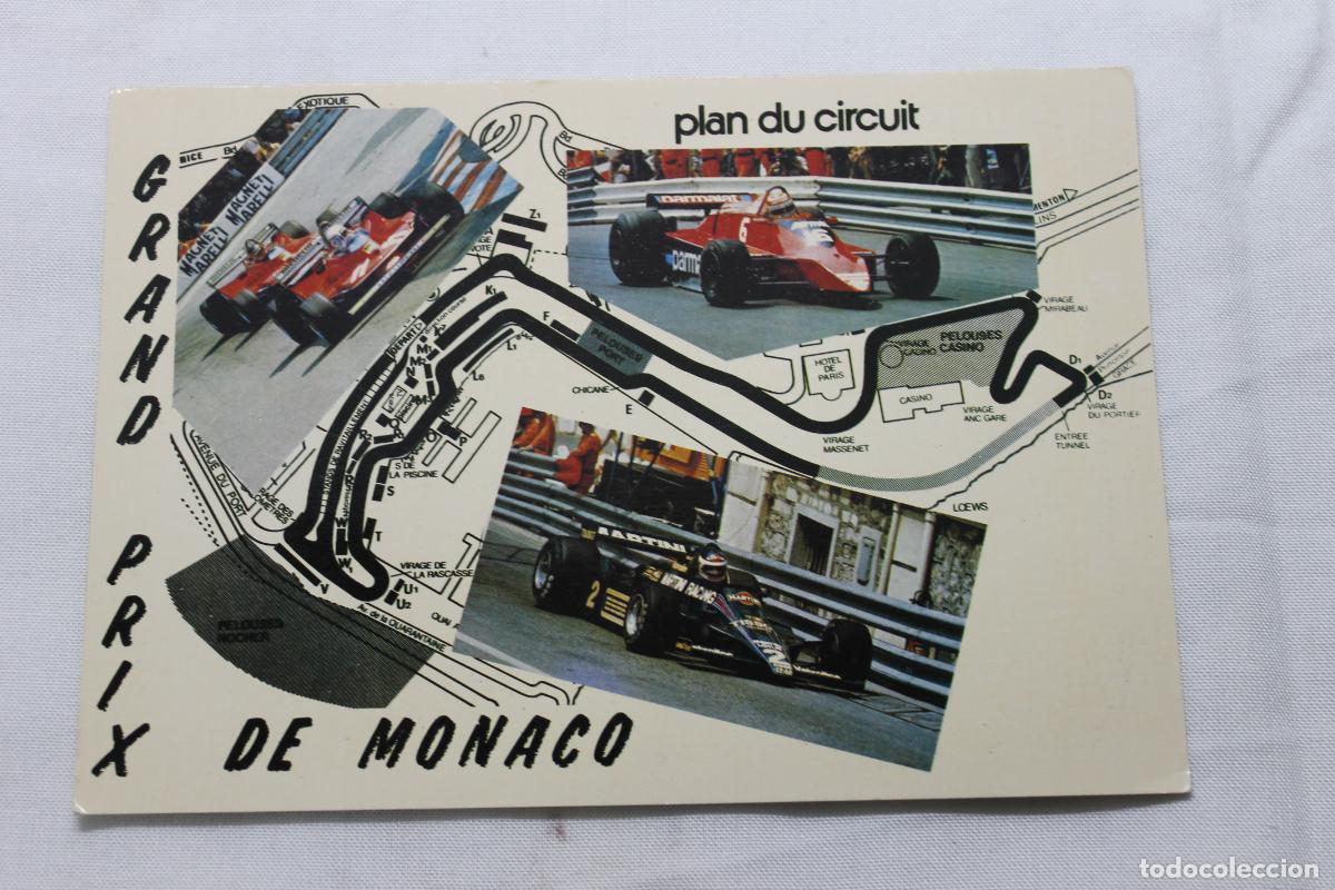 Postales: GRAN PRIX DE MONACO PLAN DEL CIRCUITO