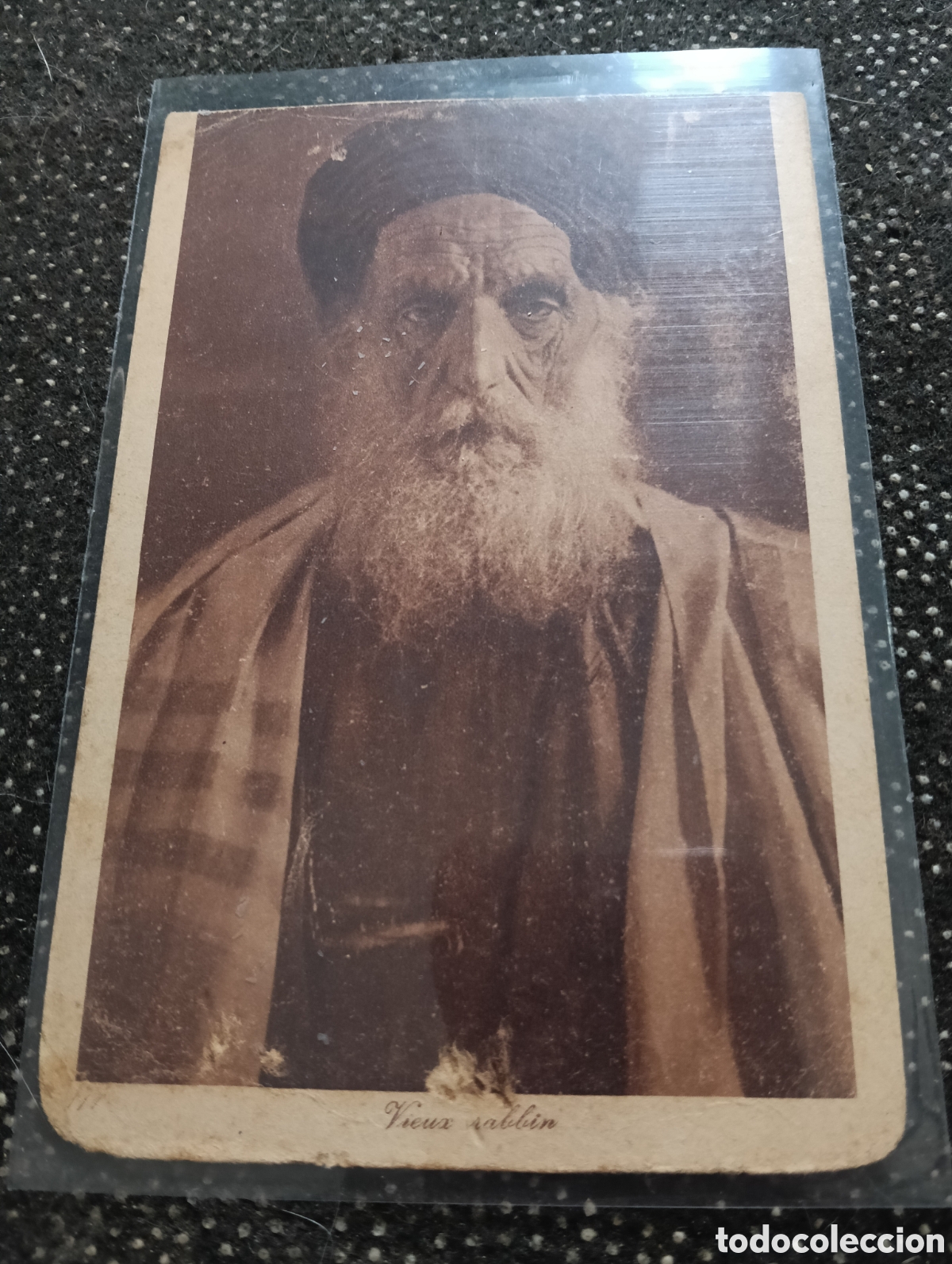 Postales: Postal de un Viejo rabino - Vieux Rabbin, T&uacute;nez 1904 - Sin circular
