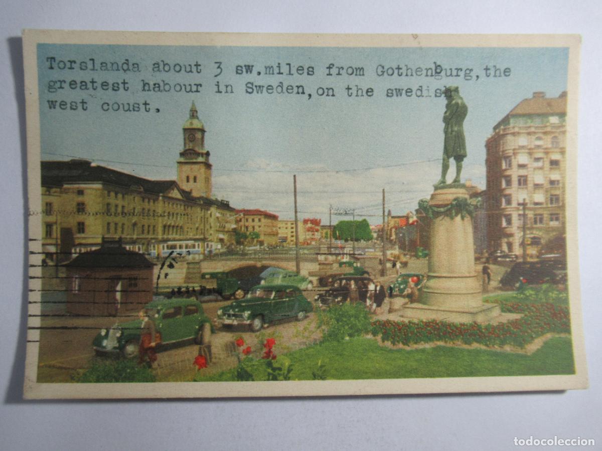 Postais: G&ouml;teborg - Norra och S&ouml;dra Hamngatorna - Escrita