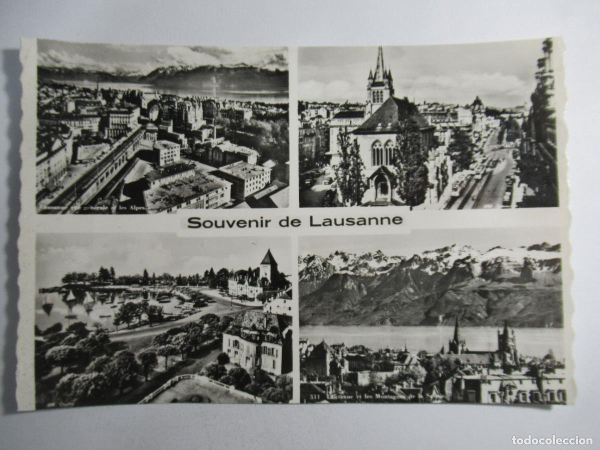 Postales: Lausanne - Diversos aspectos - Circulada - Foto 1