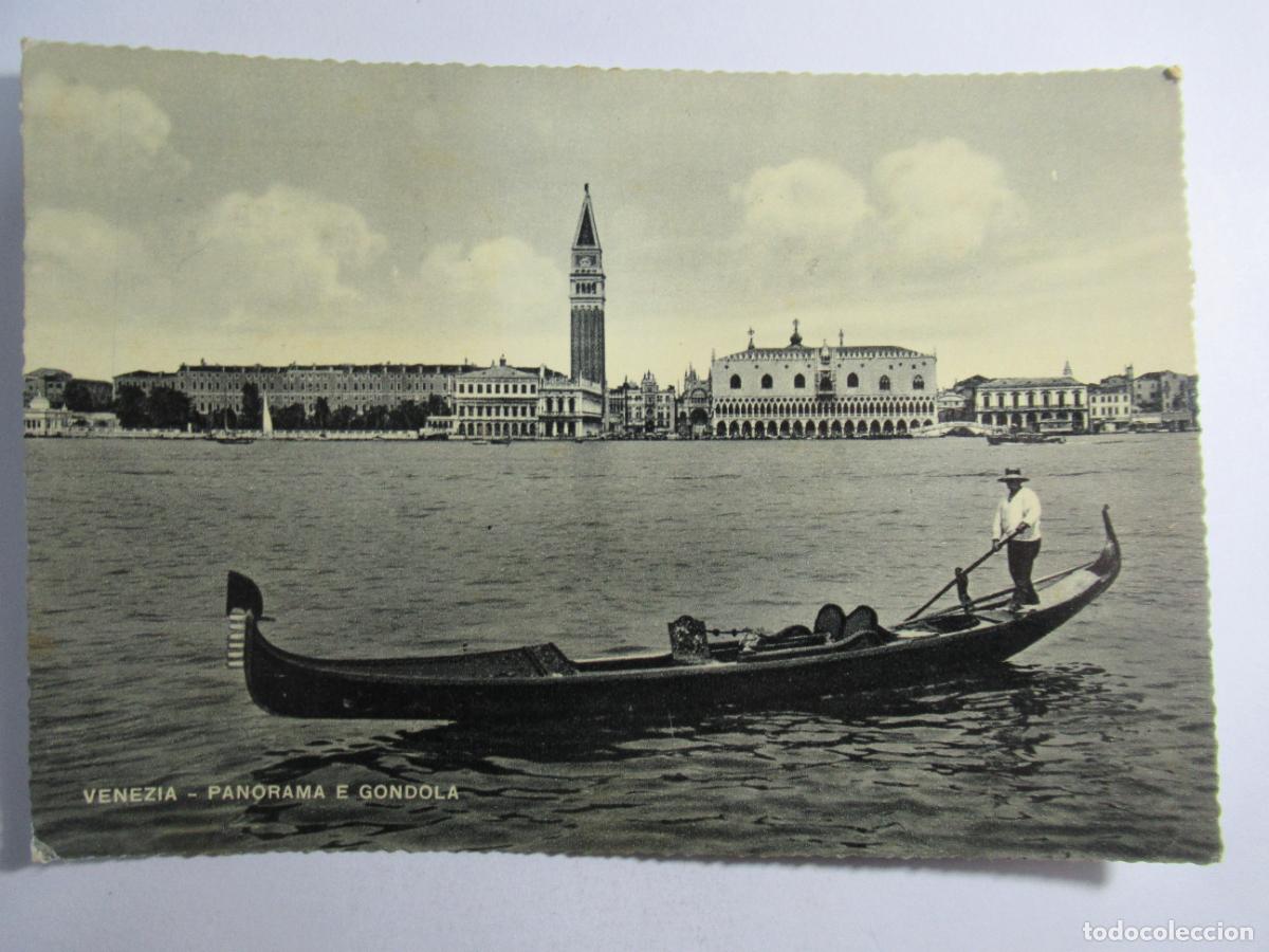 Postales: Venezia - Panorama e Gondola - Circulada - Foto 1