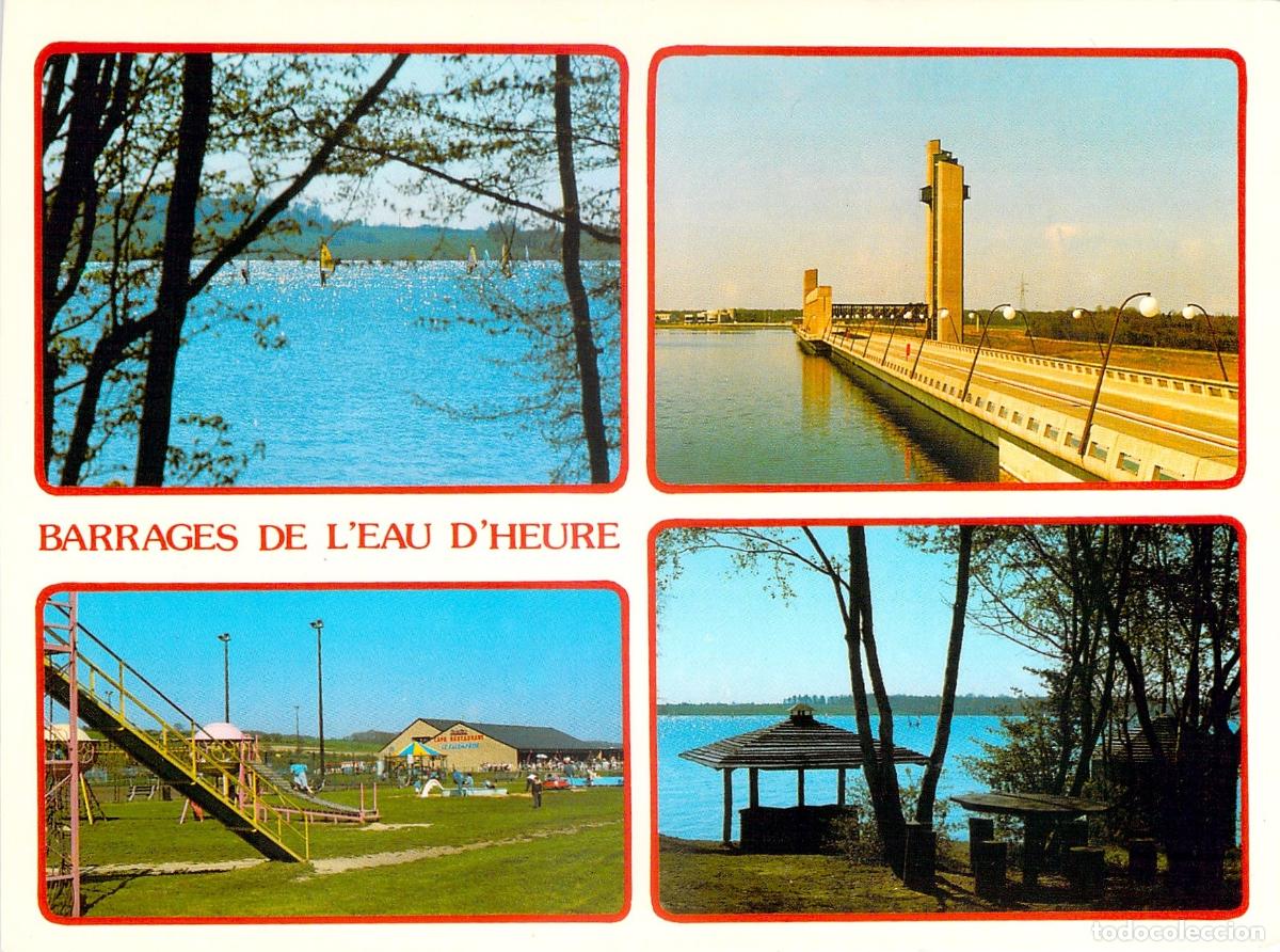 Postcards: Postal de los Embalses de l'Eau d'Heure en Cerfontaine, B&eacute;lgica