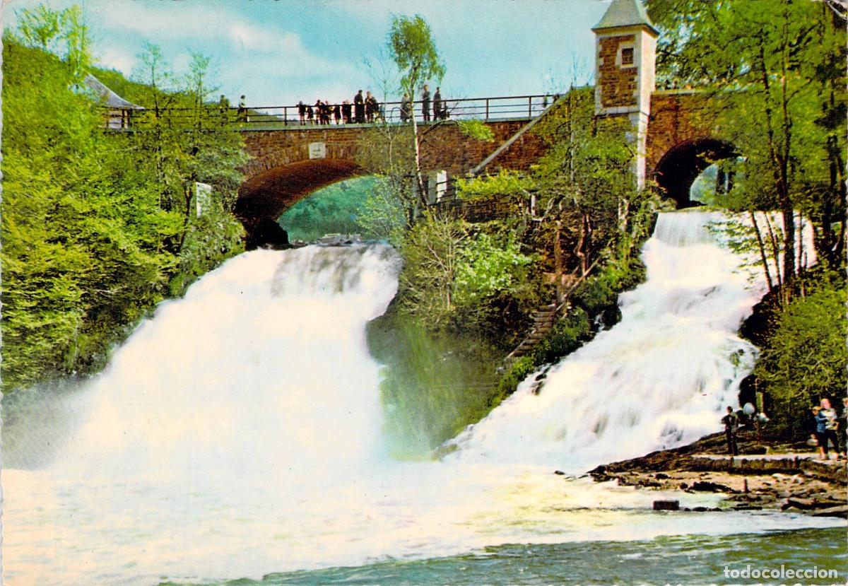 Cartes Postales: Postal de la Cascada de Coo en la regi&oacute;n de las Ardenas, B&eacute;lgica
