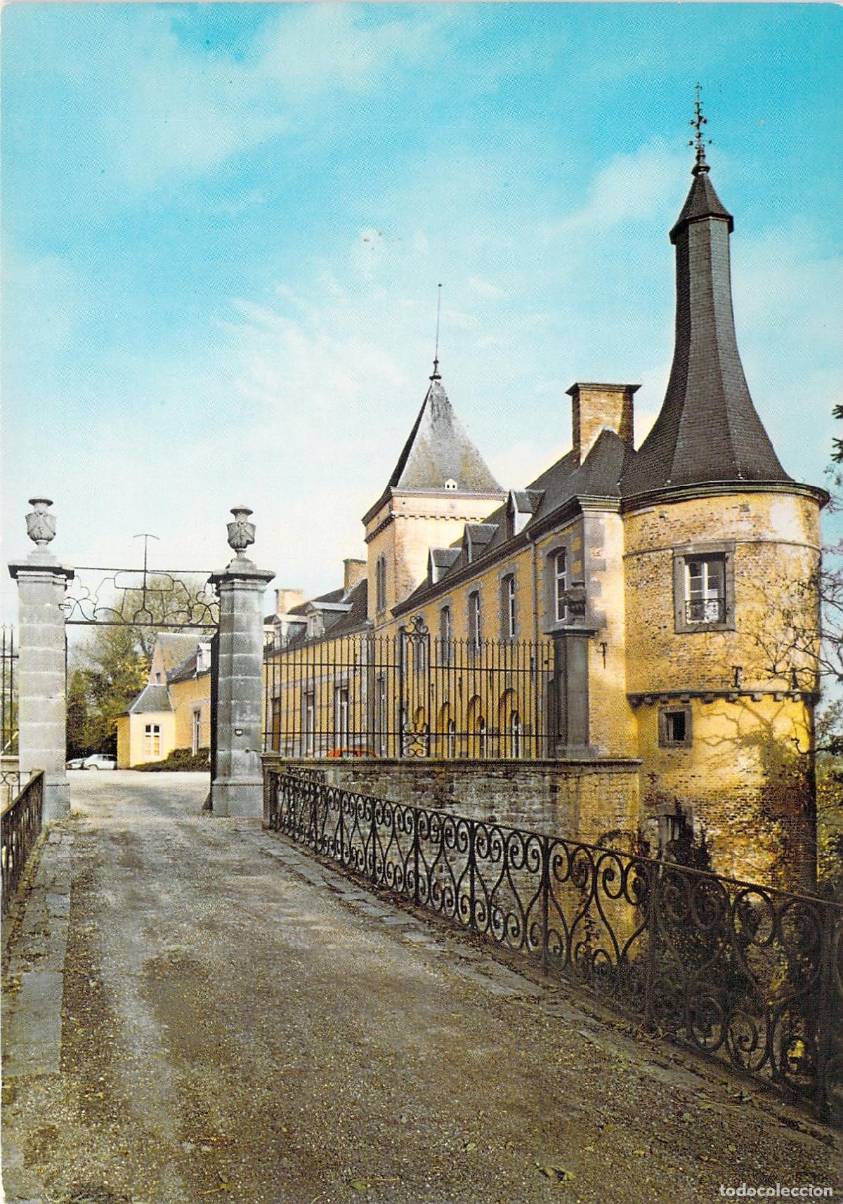 Postales: Postal de la Entrada del Castillo en Villers-sur-Lesse, B&eacute;lgica