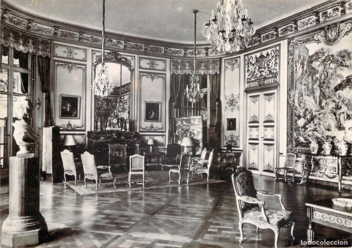 Postais: Postal Castillo de Bel&oelig;il - Sal&oacute;n de los Mariscales en B&eacute;lgica