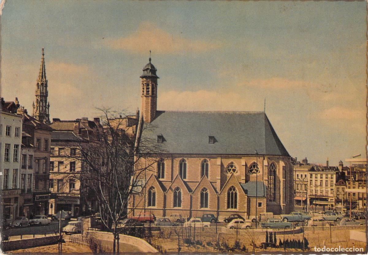 Postales: Postal de la Iglesia Santa Mar&iacute;a Magdalena en Bruselas, B&eacute;lgica