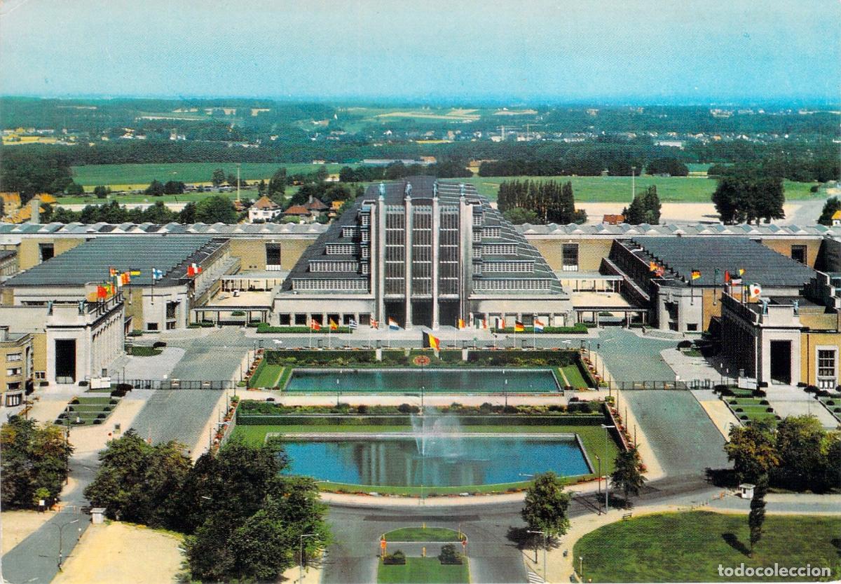 Postales: Postal del Centro de Exposiciones de Bruselas, B&eacute;lgica