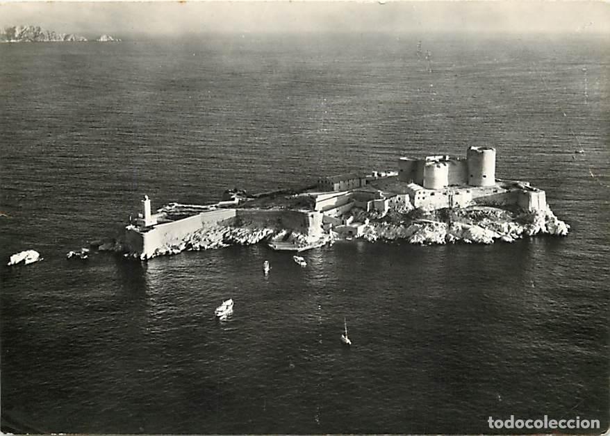 Cartes Postales: Francia - Carte Postale - 13 - Marseille - L'ile et le Ch&acirc;teau d'If - Vue a&eacute;rienne - Mention Photogr