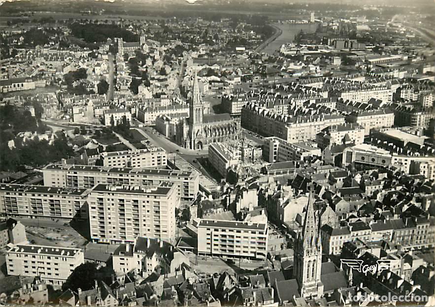 Postales: Francia - Carte Postale - 14 - Caen - Vue G&eacute;n&eacute;rale a&eacute;rienne - Mention Photographie v&eacute;ritable - Immeu