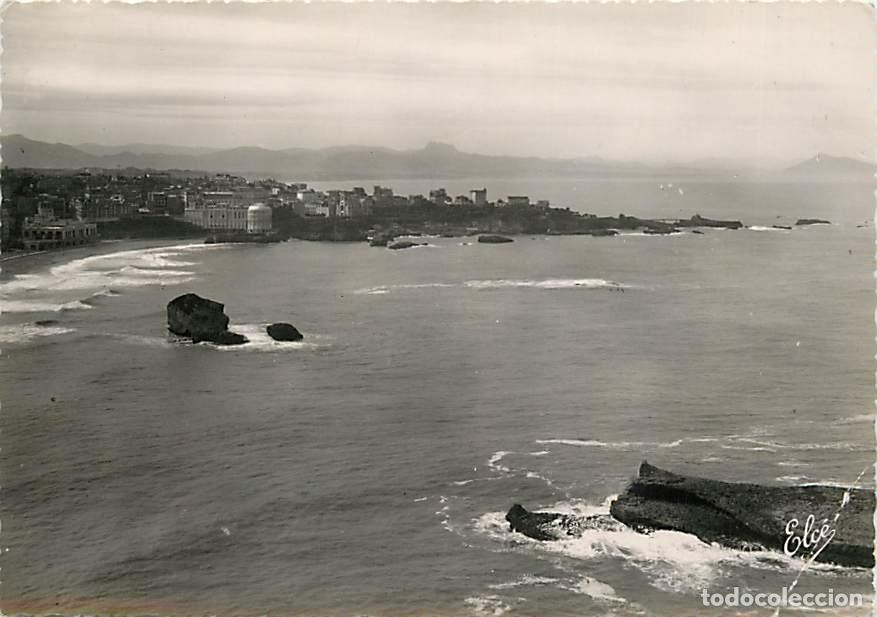 Postcards: Francia - Carte Postale - 64 - Biarritz - Vue d'ensemble de la Grande Plage et du Rocher de la Vierg
