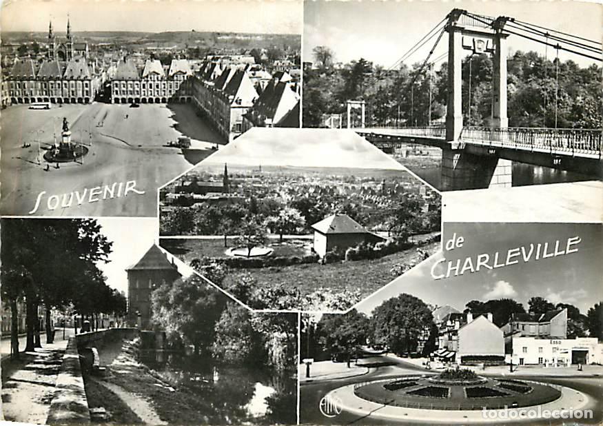 Postales: Francia - Carte Postale - 08 - Charleville - Multivues - Mention Photographie v&eacute;ritable - Carte dent