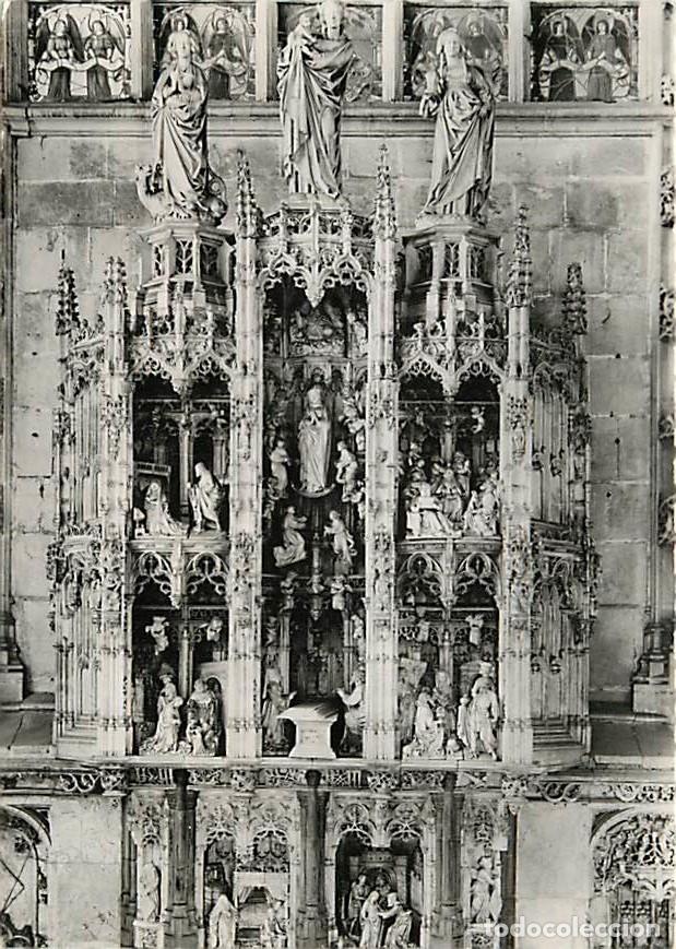 Postkarten: Francia - Carte Postale - 01 - Bourg en Bresse - Eglise de Brou - Retable des sept joies de la Vierg