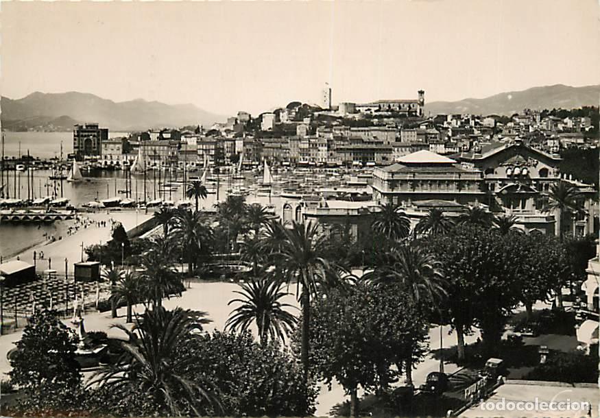 Postkarten: Francia - Carte Postale - 06 - Cannes - Vue sur la Croisette et le Port - Carte dentel&eacute;e - CPSM gran