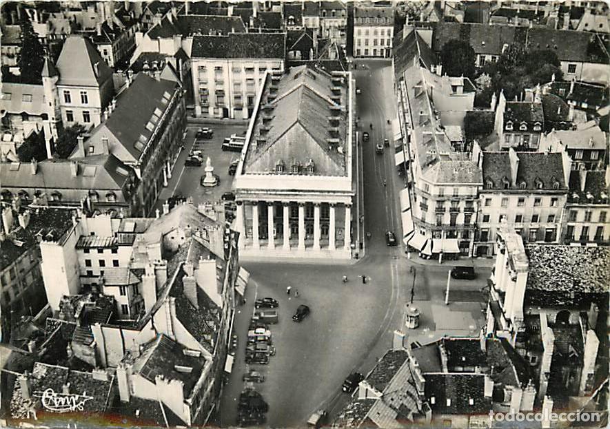 Postales: Francia - Carte Postale - 21 - Dijon - Place du Th&eacute;&acirc;tre et le Th&eacute;&acirc;tre - Vue a&eacute;rienne - Mention Photo