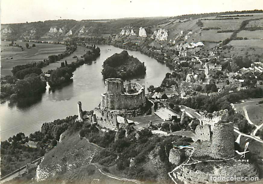 Postkarten: Francia - Carte Postale - 27 - Les Andelys - En Avion au dessus de - Le Ch&acirc;teau Gaillard XIIe si&egrave;cle