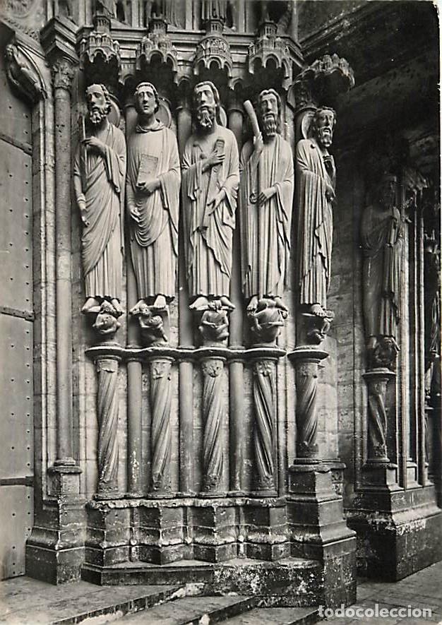 Postcards: Francia - Carte Postale - 28 - Chartres - La Cath&eacute;drale - Portail sud, les Ap&ocirc;tres St-Paul. St-Jean,