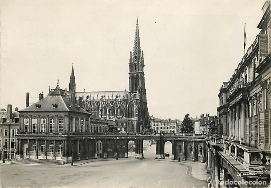 Postcards: Francia - Carte Postale - 54 - Nancy - Place de la Carri&egrave;re - Eglise Saint Epvre - Carte dentel&eacute;e -
