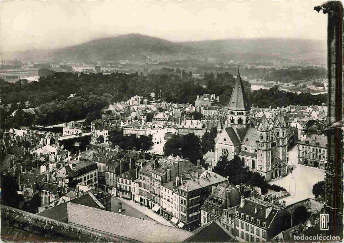 Cartes Postales: Francia - Carte Postale - 57 - Metz - Vue g&eacute;n&eacute;rale a&eacute;rienne vers le Mont St-Quentin - Carte dentel&eacute;e
