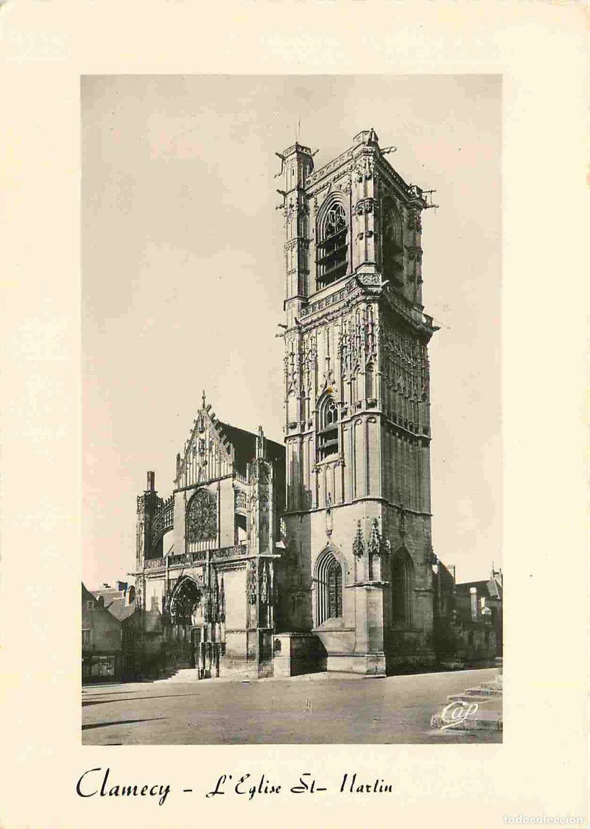 Postais: Francia - Carte Postale - 58 - Clamecy - Eglise Saint Martin - Mention Photographie v&eacute;ritable - Cart