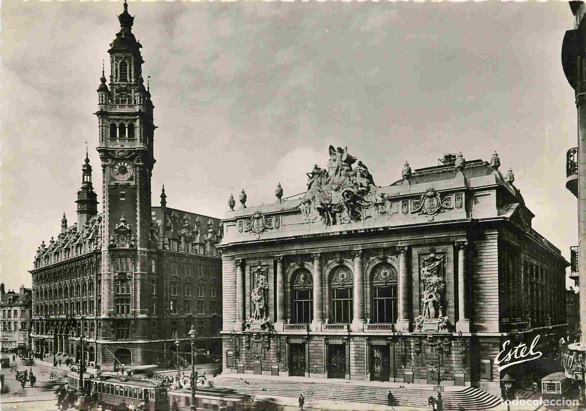 Postcards: Francia - Carte Postale - 59 - Lille - La Nouvelle Bourse et le Th&eacute;&acirc;tre - Anim&eacute;e - Tramway - Carte d