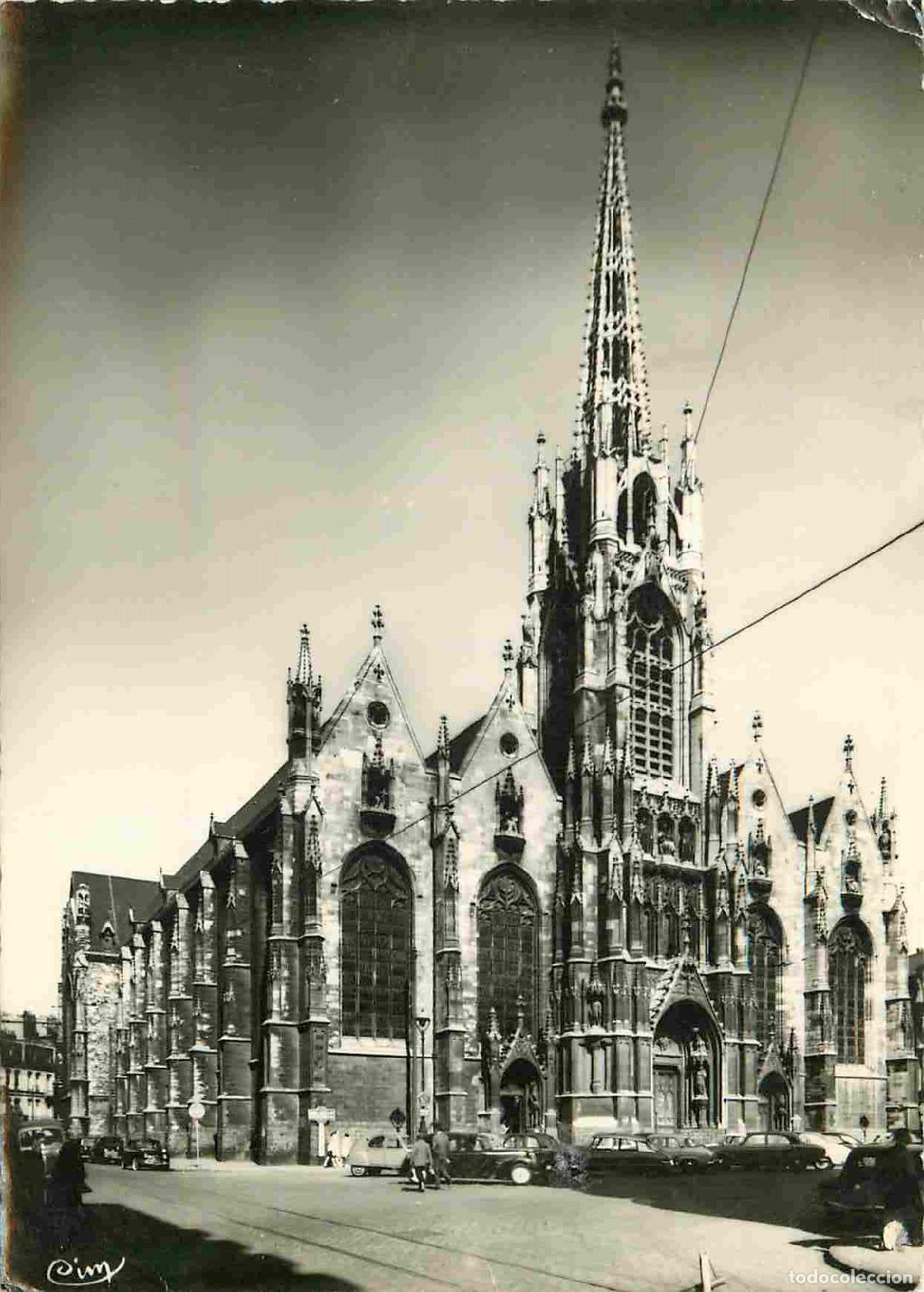 Postales: Francia - Carte Postale - 59 - Lille - Eglise St-Maurice - Anim&eacute;e - Automobiles - Mention Photograph