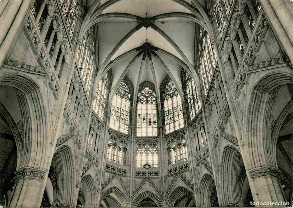 Postkarten: Francia - Carte Postale - 61 - S&eacute;es - int&eacute;rieur de la Cath&eacute;drale - Le Ch�ur ouvrag&eacute; et sa verri&egrave;re r