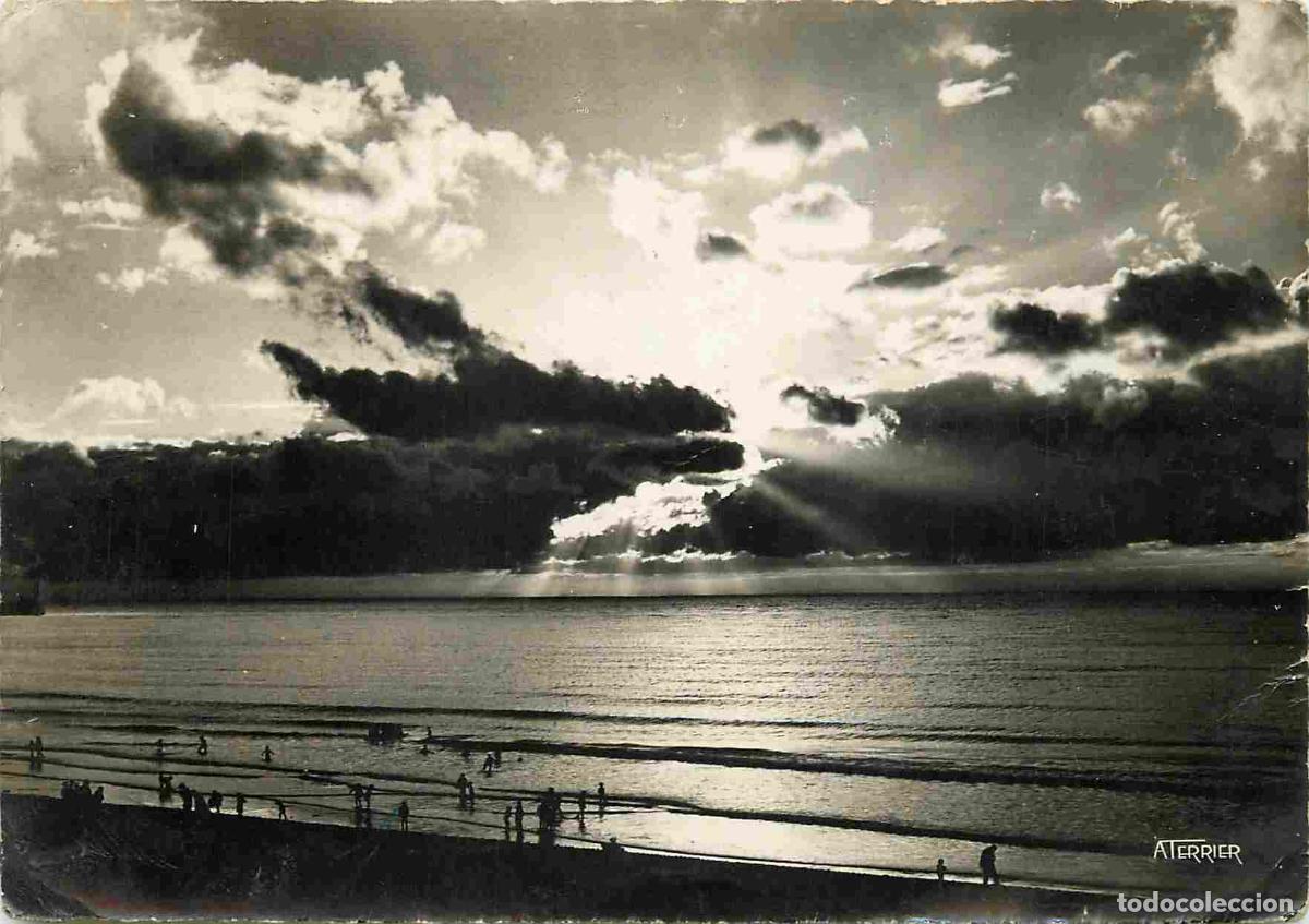 Postais: Francia - Carte Postale - 62 - Cote d'Opale - Cr&eacute;puscule sur la Manche - Carte dentel&eacute;e - CPSM grand