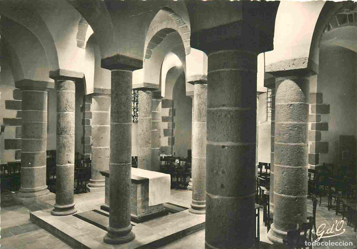 Cartes Postales: Francia - Carte Postale - 63 - Orcival - int&eacute;rieur de la Basilique Notre Dame - La Crypte - Perspect