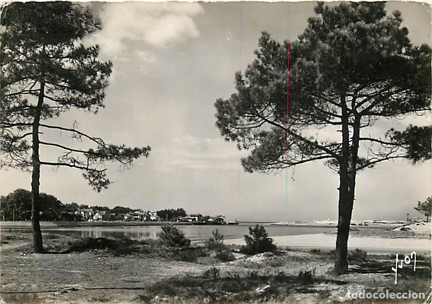 Cartoline: Francia - Carte Postale - 40 - Capbreton - La Bouret et l'entr&eacute;e du Port - Carte dentel&eacute;e - CPSM gra