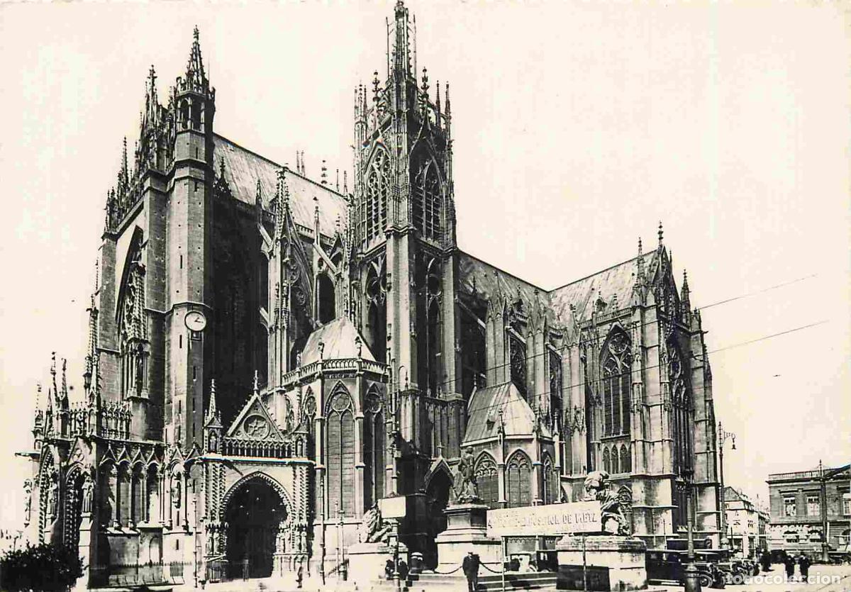 Postcards: Francia - Carte Postale - 57 - Metz - La Cath&eacute;drale - Anim&eacute;e - Carte dentel&eacute;e - CPSM grand format -