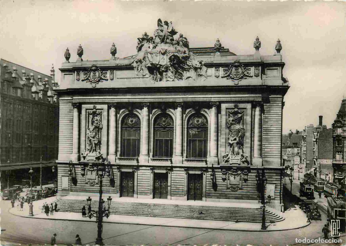 Postcards: Francia - Carte Postale - 59 - Lille - Le Th&eacute;&acirc;tre - Anim&eacute;e - Automobiles - Mention Photographie v&eacute;ri