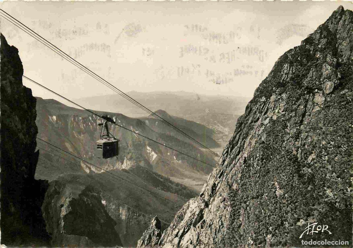Postkarten: Francia - Carte Postale - 63 - Le Mont Dore - Le Puy de Sancy - Le t&eacute;l&eacute;ph&eacute;rique &agrave; l'arriv&eacute;e du somme