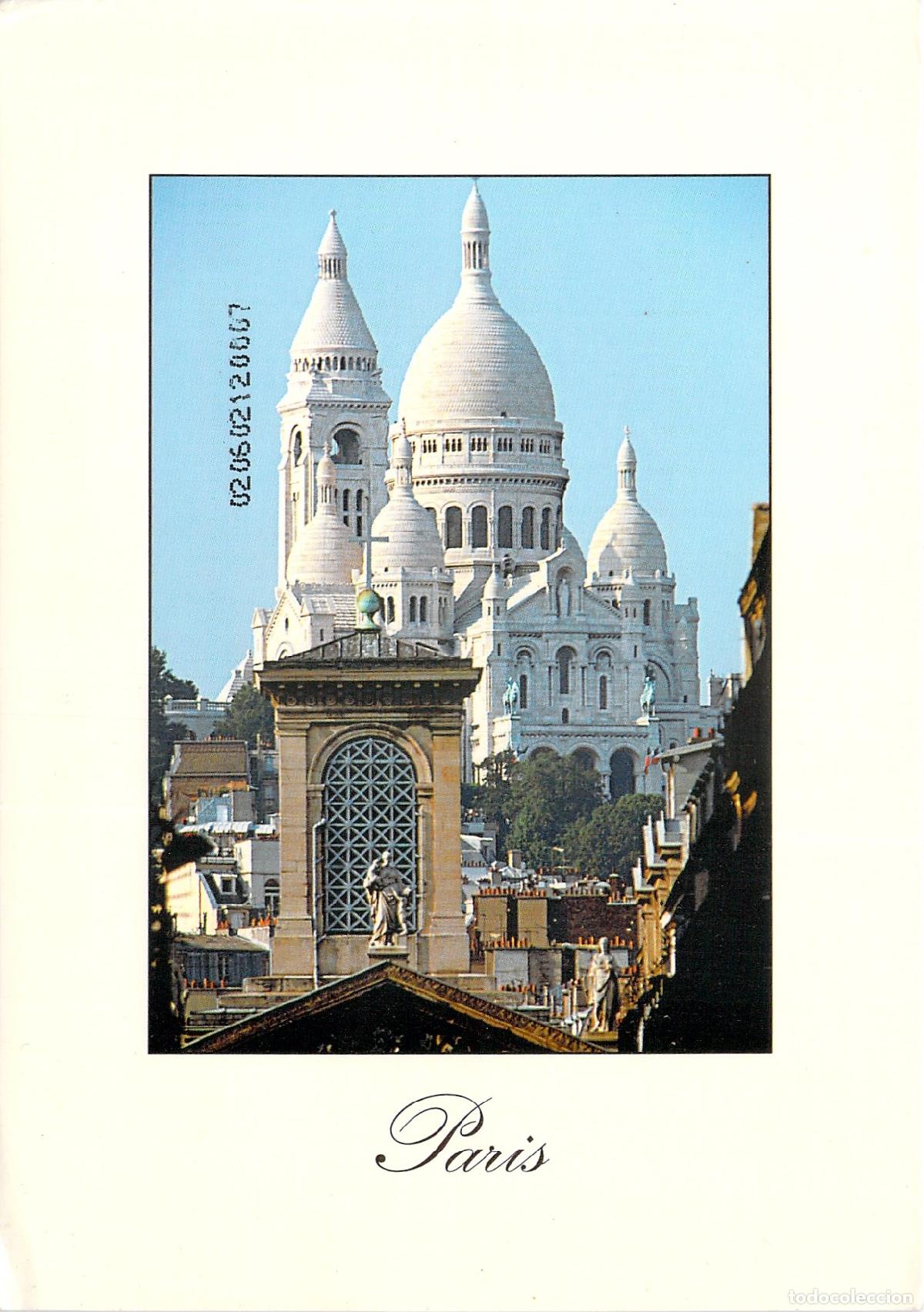 Postales: Postal de la Bas&iacute;lica del Sacr&eacute;-C&oelig;ur en Montmartre, Par&iacute;s