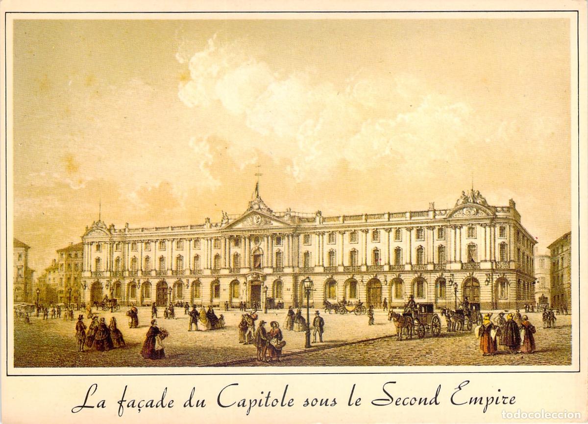 Postales: Postal de la Fachada del Capitole de Toulouse, Francia