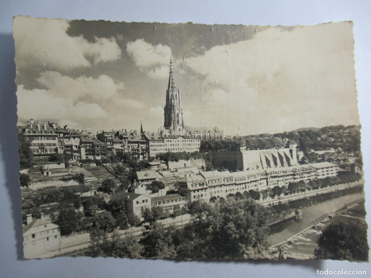 Postales: Bern / Berne / Berna - M&uuml;nster mit Plattform - Circulada en 1963