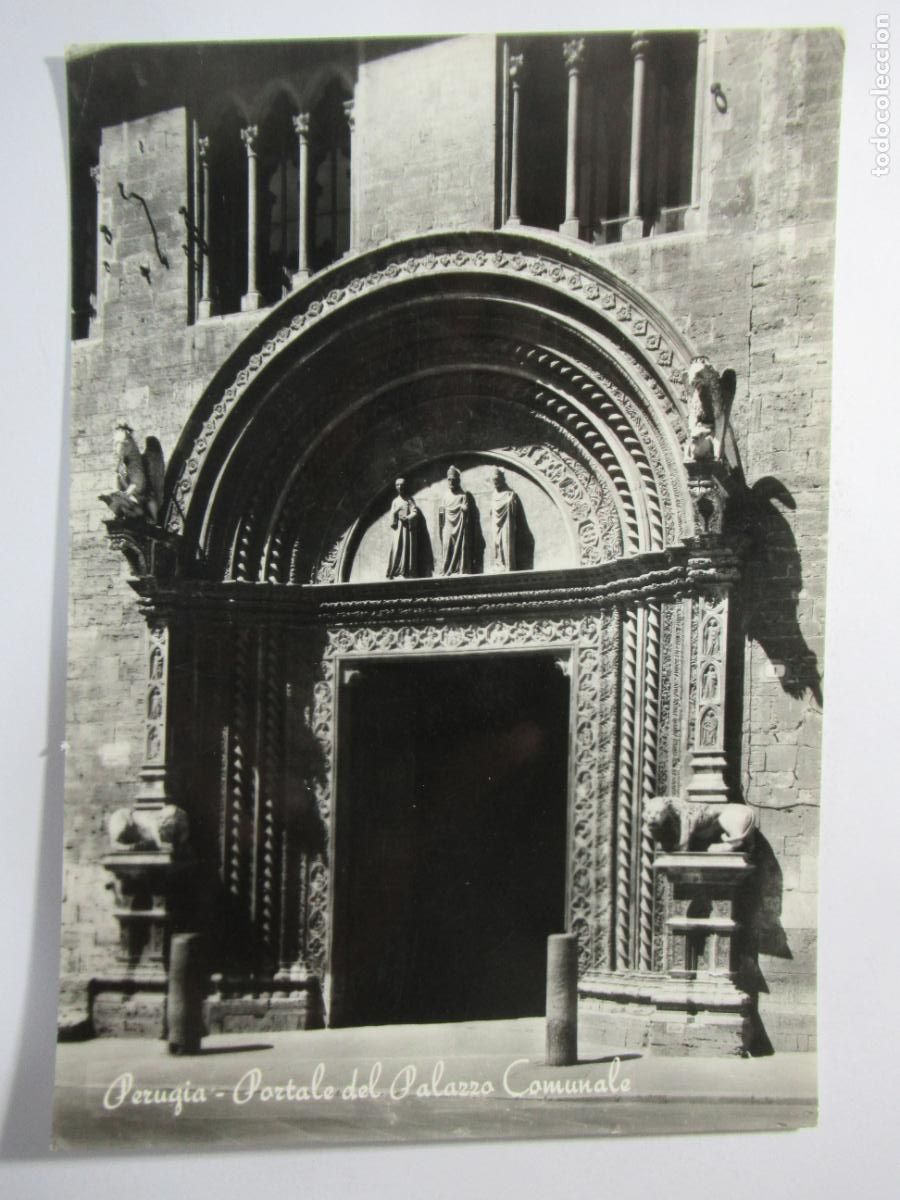 Postales: Perouse - Portail de l'H&ocirc;tel de Ville - S/C