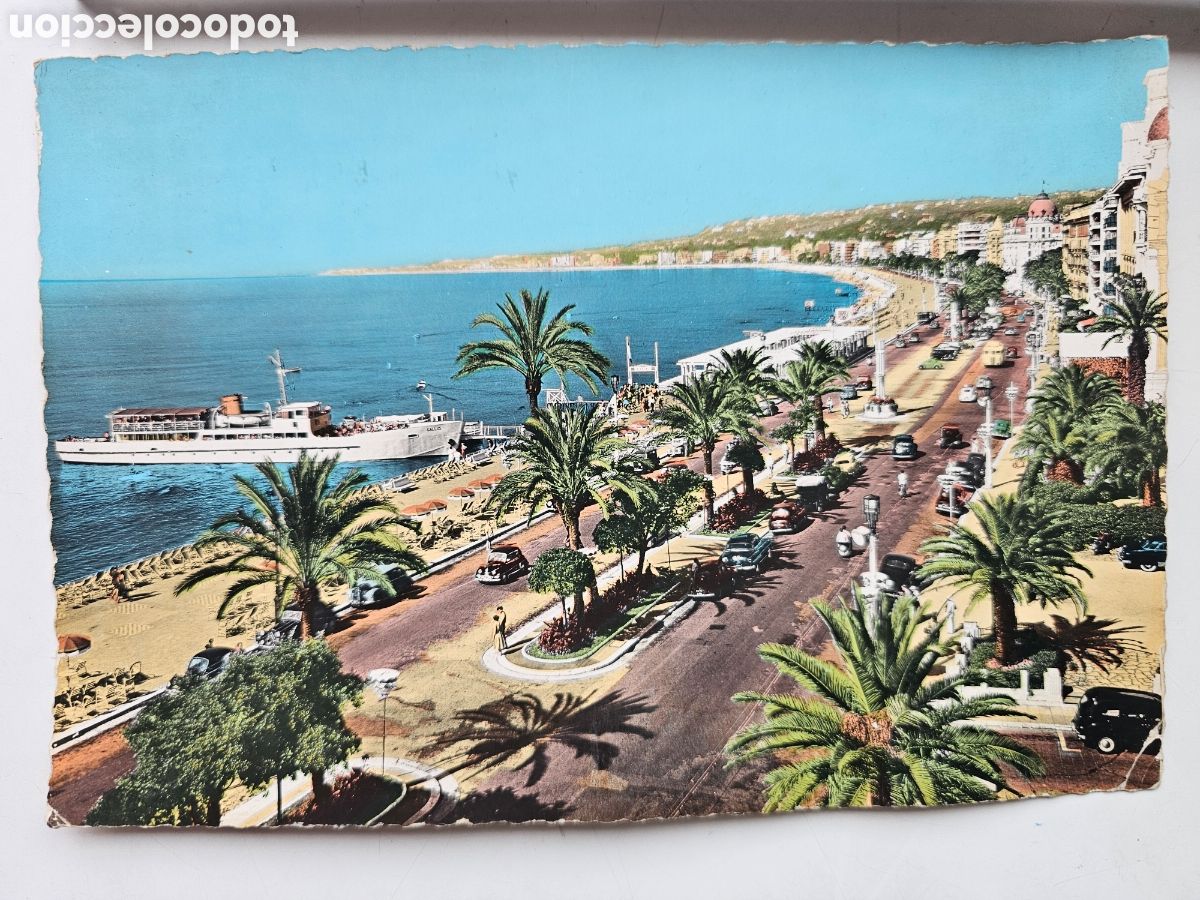 Postales: Postal de Nice Niza 16 111 - G 1959 Ramon Cabr&eacute; Porrera Pensi&oacute;n Marina Blanes