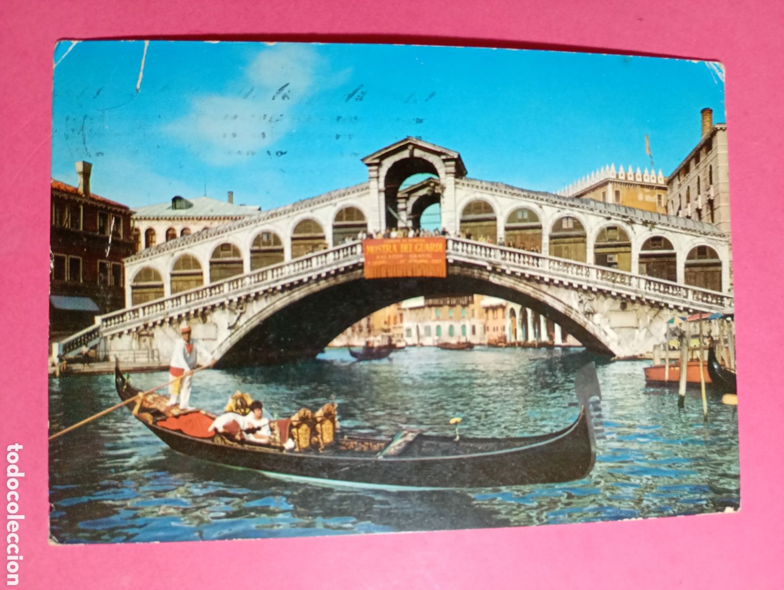 Postales: venecia venezia italia ponte di rialto circ. color edic.ardo 581 fotocelere milano 1/8/79 - R1576